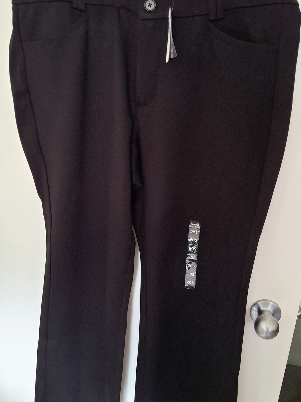 torrid Black Straight-Leg Dress Pants